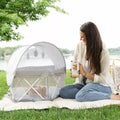 Portable Infant Activity Center: Metal Frame, 15 lb Capacity, Folds for Transport & Storage