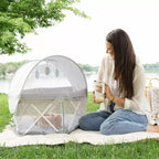 Portable Infant Activity Center: Metal Frame, 15 lb Capacity, Folds for Transport & Storage