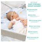Portable Infant Activity Center: Metal Frame, 15 lb Capacity, Folds for Transport & Storage
