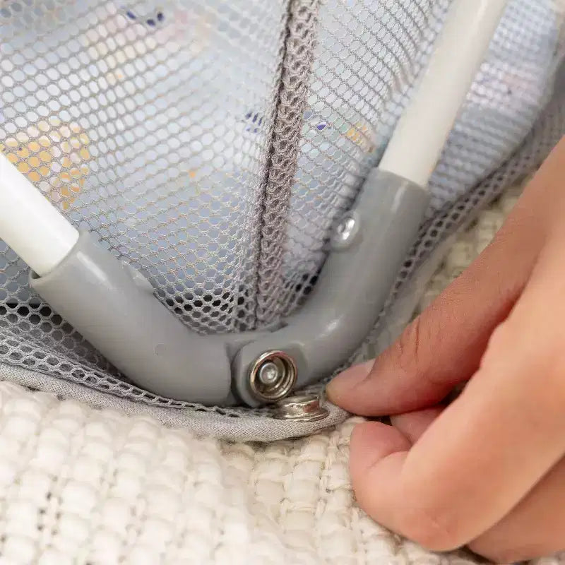 Portable Infant Activity Center: Metal Frame, 15 lb Capacity, Folds for Transport & Storage
