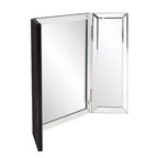 Howard Elliott Rectangle Tripoli Vanity Bathroom Mirror Clear: Modern Freestanding Glass, No Assembly Required