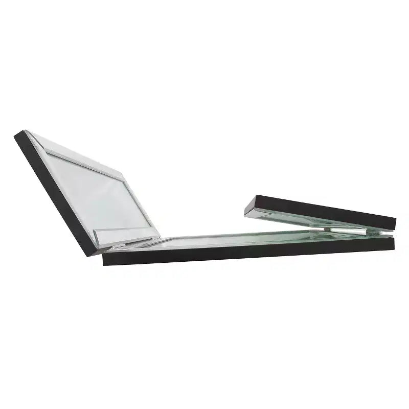 Howard Elliott Rectangle Tripoli Vanity Bathroom Mirror Clear: Modern Freestanding Glass, No Assembly Required