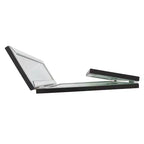 Howard Elliott Rectangle Tripoli Vanity Bathroom Mirror Clear: Modern Freestanding Glass, No Assembly Required