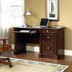 Executive Desk Brown  23.5D x 53.12W x 30H  Flip-Down Panel  144 lbs