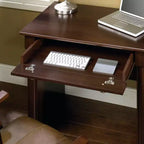 Executive Desk Brown  23.5D x 53.12W x 30H  Flip-Down Panel  144 lbs