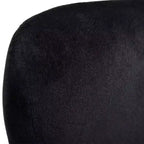 Armchair Upholstered Swivel Accent Club Chair for Living Room Bedroom - Black