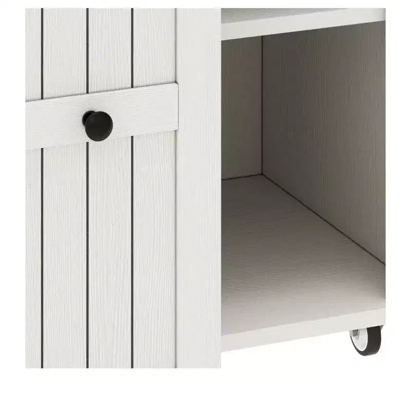 Rolling Kitchen Island Cart with Drop Leaf Countertop Adjustable Shelve Spice Rack With Two Chairs For Kitchen Dining Room