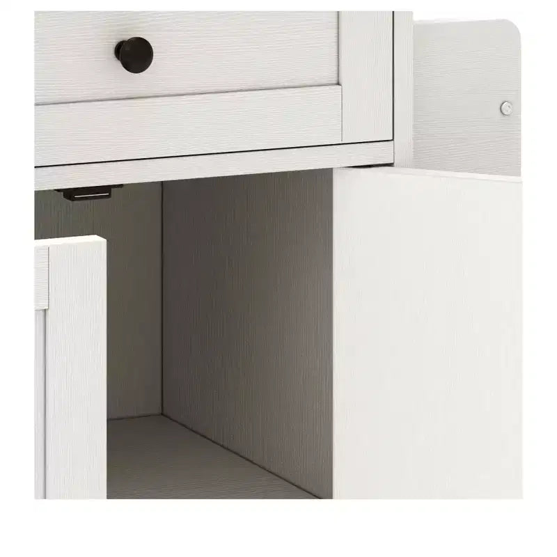 Rolling Kitchen Island Cart with Drop Leaf Countertop Adjustable Shelve Spice Rack With Two Chairs For Kitchen Dining Room