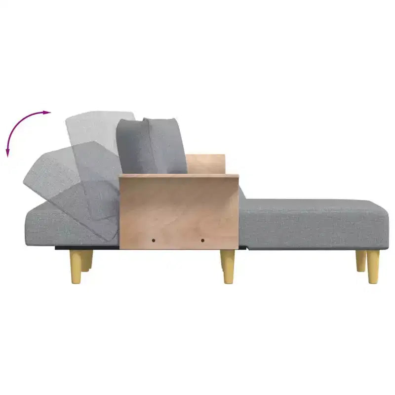 Divano letto in tessuto per soggiorno