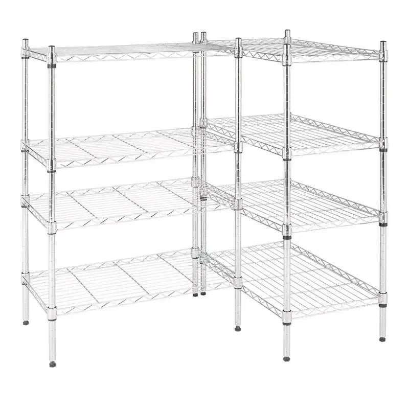 8-Tier Wire Shelving Unit Adjustable Steel Wire Rack