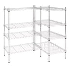 8-Tier Wire Shelving Unit Adjustable Steel Wire Rack
