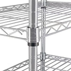 8-Tier Wire Shelving Unit Adjustable Steel Wire Rack