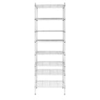 8-Tier Wire Shelving Unit Adjustable Steel Wire Rack