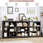 Libreria a 2/3/5/6 Ripiani, Stile Farmhouse, Larghezza 23,6"/31,5" con Ripiani Regolabili – Scaffale a Giorno con Design Antiscivolo per Casa e Ufficio