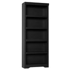 Libreria a 2/3/5/6 Ripiani, Stile Farmhouse, Larghezza 23,6"/31,5" con Ripiani Regolabili – Scaffale a Giorno con Design Antiscivolo per Casa e Ufficio