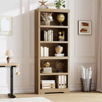 Libreria a 2/3/5/6 Ripiani, Stile Farmhouse, Larghezza 23,6"/31,5" con Ripiani Regolabili – Scaffale a Giorno con Design Antiscivolo per Casa e Ufficio