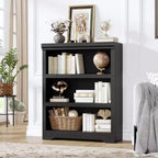 Libreria a 2/3/5/6 Ripiani, Stile Farmhouse, Larghezza 23,6"/31,5" con Ripiani Regolabili – Scaffale a Giorno con Design Antiscivolo per Casa e Ufficio