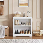 Libreria a 2/3/5/6 Ripiani, Stile Farmhouse, Larghezza 23,6"/31,5" con Ripiani Regolabili – Scaffale a Giorno con Design Antiscivolo per Casa e Ufficio