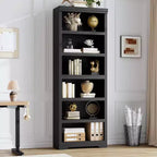 Libreria a 2/3/5/6 Ripiani, Stile Farmhouse, Larghezza 23,6"/31,5" con Ripiani Regolabili – Scaffale a Giorno con Design Antiscivolo per Casa e Ufficio