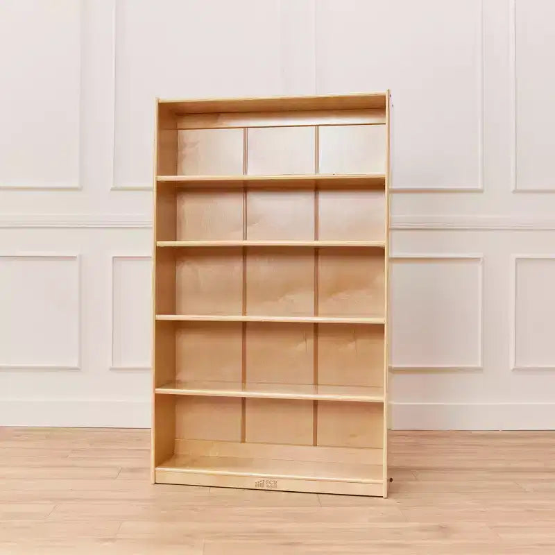 Wooden Classic Bookcase with Adjustable Shelves, 60in, Classroom Bookshelf