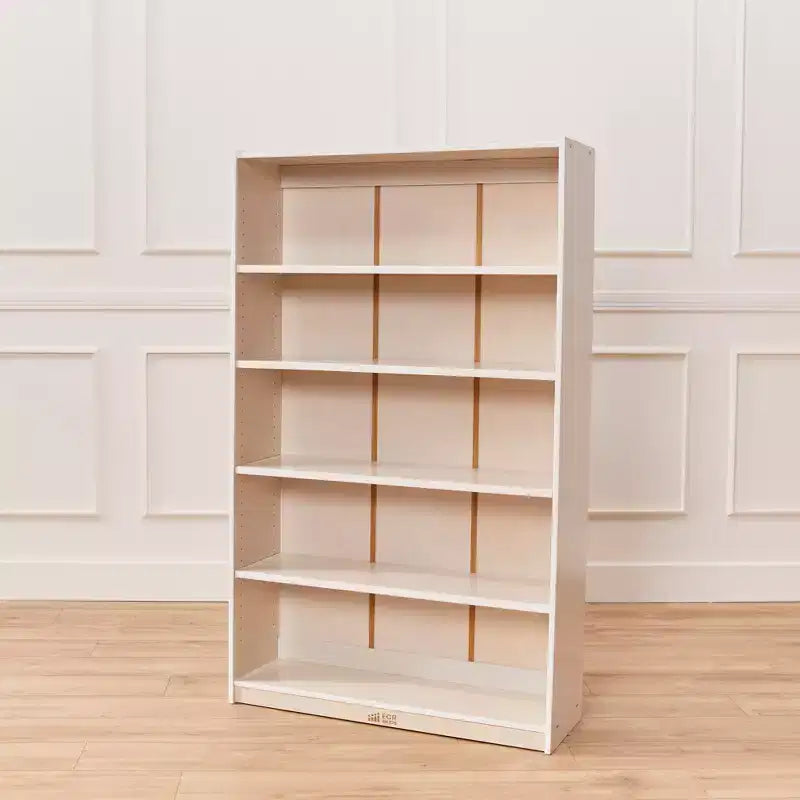 Wooden Classic Bookcase with Adjustable Shelves, 60in, Classroom Bookshelf