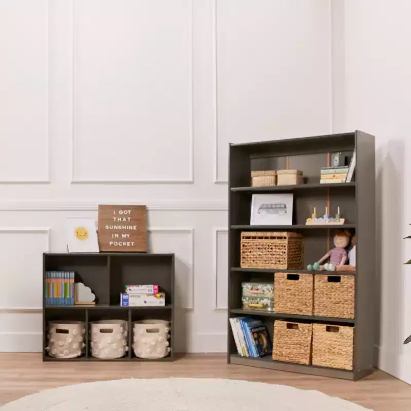 Wooden Classic Bookcase with Adjustable Shelves, 60in, Classroom Bookshelf