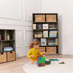 Wooden Classic Bookcase with Adjustable Shelves, 60in, Classroom Bookshelf