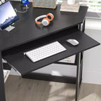 41 in Corner Computer Desk with Storage Shelves & Charging Station, Gamer Desk, Modern Computer Desk for Home Office Workstation