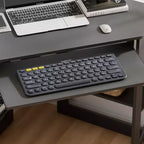 41 in Corner Computer Desk with Storage Shelves & Charging Station, Gamer Desk, Modern Computer Desk for Home Office Workstation