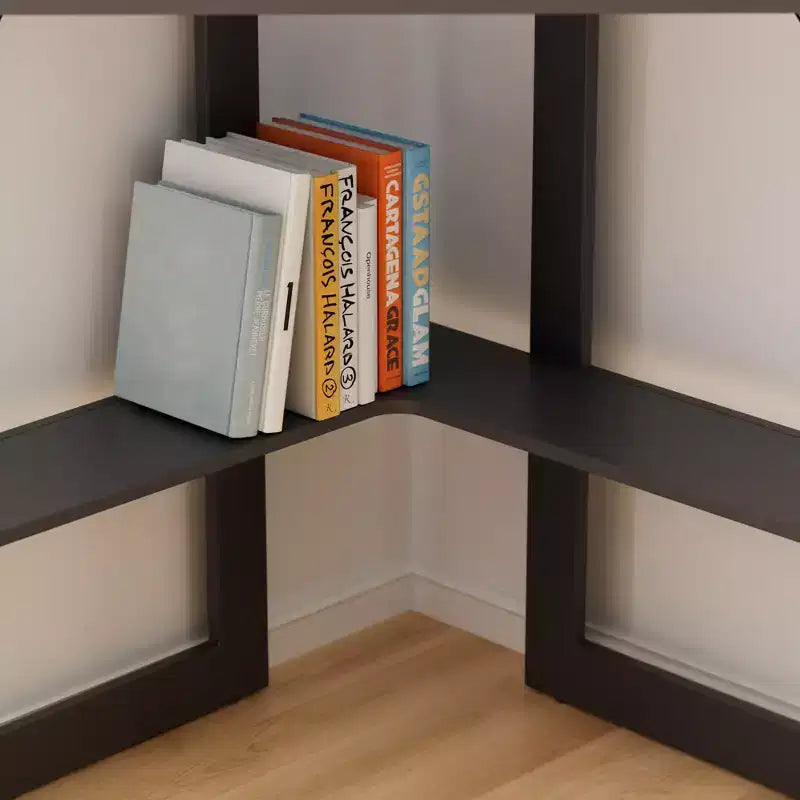 41 in Corner Computer Desk with Storage Shelves & Charging Station, Gamer Desk, Modern Computer Desk for Home Office Workstation